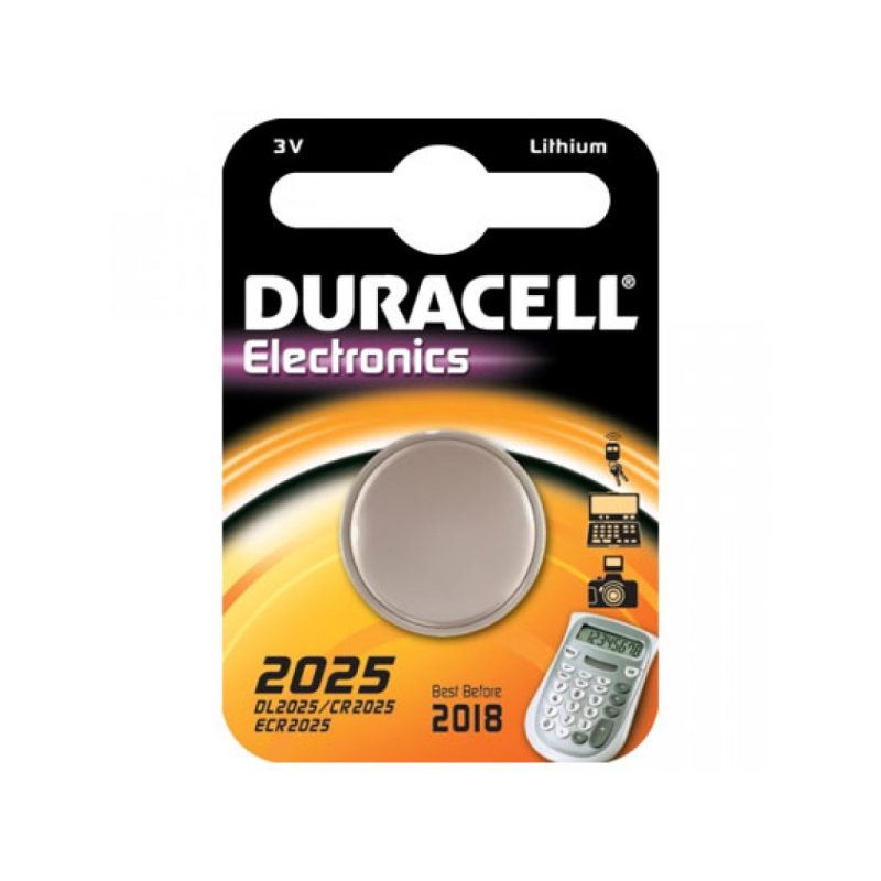 BATTERIE 2025 DURACELL 3V LITHIUM