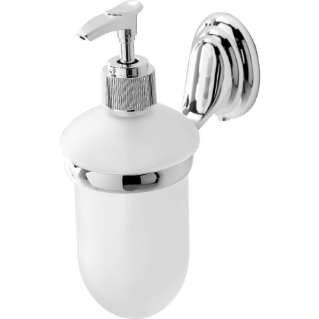 DISPENSER SAPONE CERAMICA/ACCIAIO DOUBLE