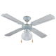 VENTILATORE SOFFITTO 4 PALE cm107 BIANCO