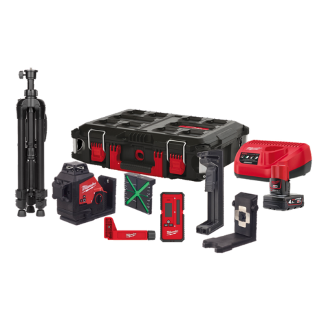 LIVELLA LASER MILWAUKEE M12 3PLKIT-401P