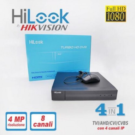 DVR  8CH HILOOK DVR-208Q-K1 4MP