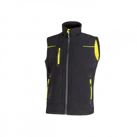 U-POWER GILET UNIVERSE BLACK CARBON    S