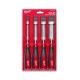 SCALPELLI FALEGNAME SET 4 PEZZI MILWAUKE