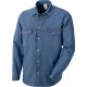 CAMICIA 100% COTONE JEANS TG  M BLU