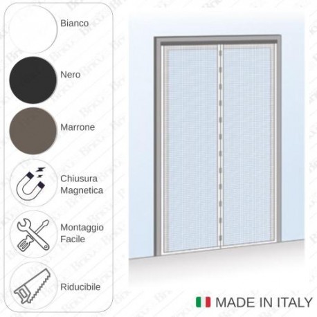 ZANZARIERA MAGNETIX PLUS 150X250 BIANCO