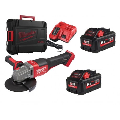 SMERIGLIATRICE A BATT. MILWAUKEE M18FHSA