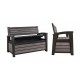 PANCHINA KETER HUDSON STORAGE BENCH WOOD